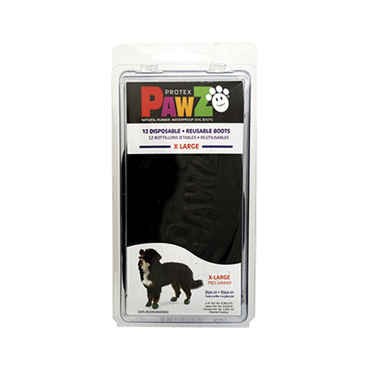Boots Pawz Dog 12 Units Black Size XL-0