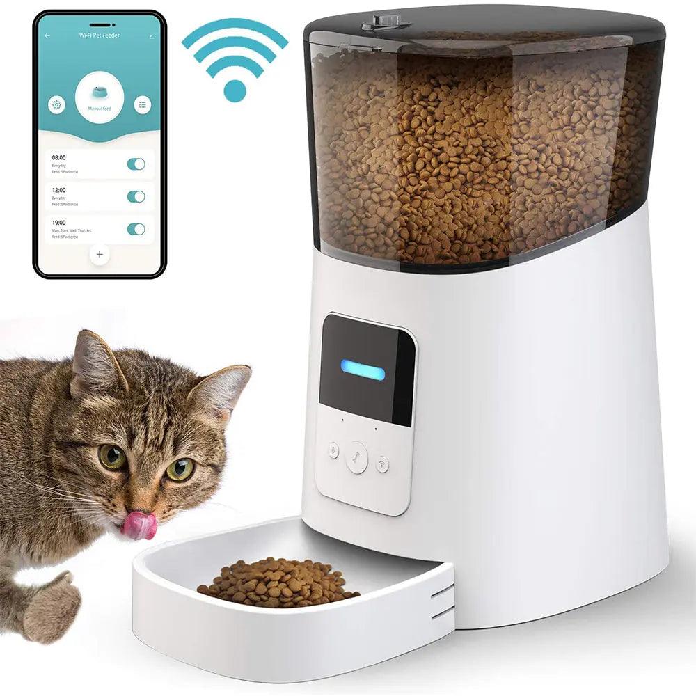 Automatic Cat Feeder WiFi Enable Smart Pet Dog Food Dispenser-2