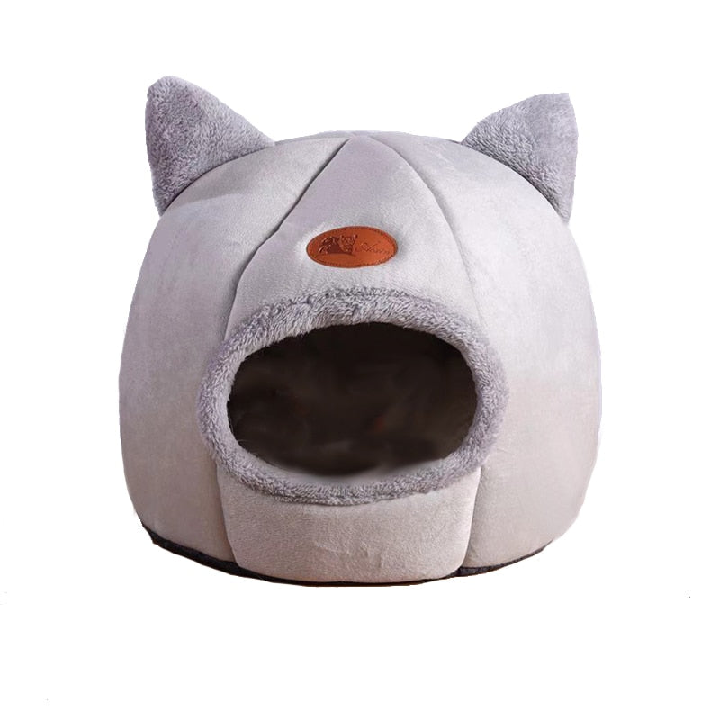 New Deep Sleep Comfort In Winter Cat Bed Iittle Mat Basket Small Dog House Products Pets Tent Cozy Cave Nest Indoor Cama Gato-0