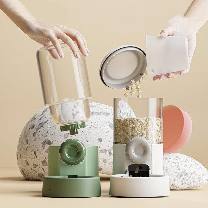 Automatic Hanging Pet Water And Food Feeder-0