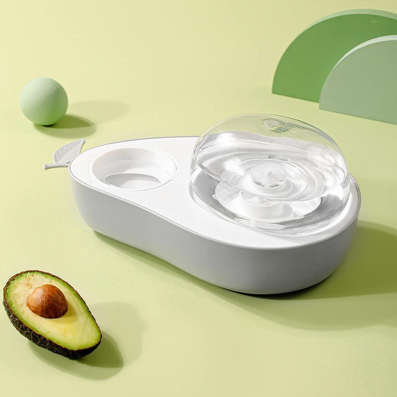 Avocado Pawsome Pet Feeding Set: Automatic Food Bowl And Water Dispenser-6