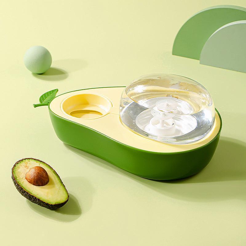 Avocado Pawsome Pet Feeding Set: Automatic Food Bowl And Water Dispenser-2