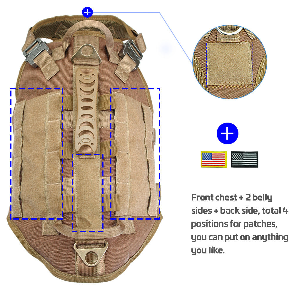 Dog outdoor vest tactical suit-2